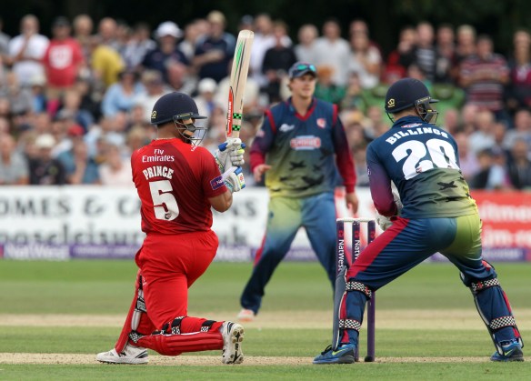 KENT COUNTY CRICKET CLUB t20 blast Quarter final Kent v Lancashire 15/08/15 Ashwell Prince