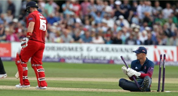 KENT COUNTY CRICKET CLUB t20 blast Quarter final Kent v Lancashire 15/08/15 Steven Croft not out