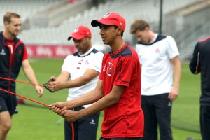Haseeb Hameed LANCASHIRE COUNTY CRICKET CLUB Emirates Old Trafford LV= County Championship Lancashire v Glamorgan 21/08/15