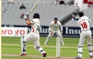 Karl Brown LANCASHIRE COUNTY CRICKET CLUB Emirates Old Trafford LV= County Championship Lancashire v Glamorgan 21/08/15