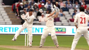 Karl Brown LANCASHIRE COUNTY CRICKET CLUB Emirates Old Trafford LV= County Championship Lancashire v Glamorgan 21/08/15