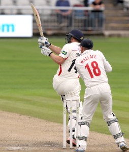 Karl Brown LANCASHIRE COUNTY CRICKET CLUB Emirates Old Trafford LV= County Championship Lancashire v Glamorgan 22/08/15