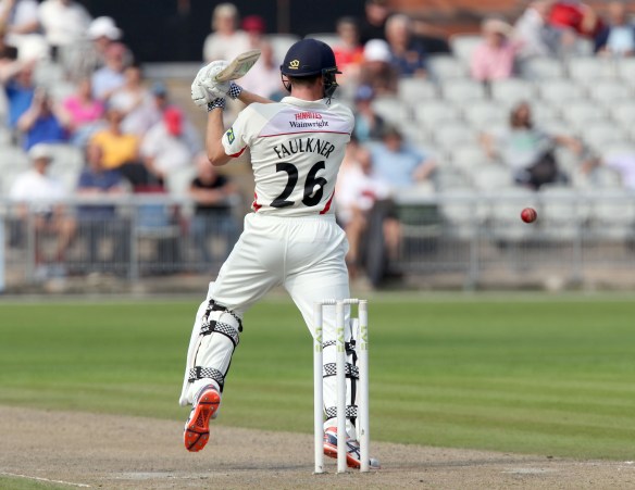 James Faulkner LANCASHIRE COUNTY CRICKET CLUB Emirates Old Trafford LV= County Championship Lancashire v Glamorgan 22/08/15