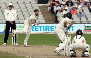 Arron Lilley LANCASHIRE COUNTY CRICKET CLUB Emirates Old Trafford LV= County Championship Lancashire v Glamorgan 22/08/15