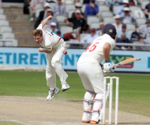 James Faulkner LANCASHIRE COUNTY CRICKET CLUB Emirates Old Trafford LV= County Championship Lancashire v Glamorgan 24/08/15