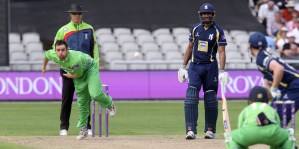 LANCASHIRE COUNTY CRICKET CLUB Emirates Old Trafford Royal London One-Day Cup Lancashire v Warwickshire 02/08/15 Stephen Parry