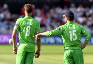 LANCASHIRE COUNTY CRICKET CLUB Emirates Old Trafford Royal London One-Day Cup Lancashire v Warwickshire 02/08/15 Tom Bailey and Steven Croft