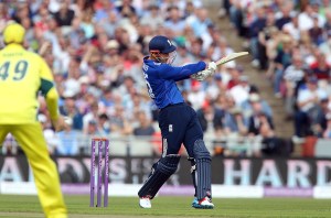 Alex Hales ENGLAND v AUSTRALIA Royal London One Day Series LANCASHIRE COUNTY CRICKET CLUB Emirates Old Trafford 08/09/15