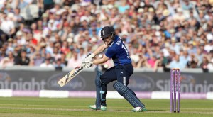 Eoin Morgan ENGLAND v AUSTRALIA Royal London One Day Series LANCASHIRE COUNTY CRICKET CLUB Emirates Old Trafford 08/09/15