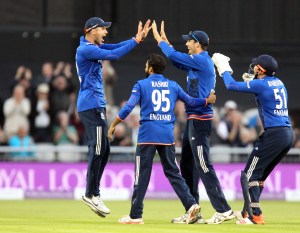 Adil Rashid ENGLAND v AUSTRALIA Royal London One Day Series LANCASHIRE COUNTY CRICKET CLUB Emirates Old Trafford 08/09/15