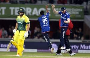 Adil Rashid ENGLAND v AUSTRALIA Royal London One Day Series LANCASHIRE COUNTY CRICKET CLUB Emirates Old Trafford 08/09/15