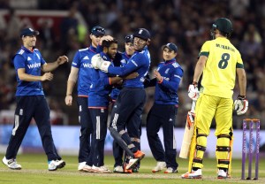 Adil Rashid ENGLAND v AUSTRALIA Royal London One Day Series LANCASHIRE COUNTY CRICKET CLUB Emirates Old Trafford 08/09/15