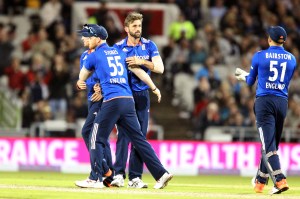 Liam Plunkett ENGLAND v AUSTRALIA Royal London One Day Series LANCASHIRE COUNTY CRICKET CLUB Emirates Old Trafford 08/09/15