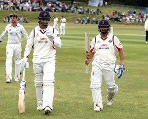 LANCASHIRE COUNTY CRICKET CLUB Colwyn Bay CC Glamorgan v Lancashire  LV= County Championship Division Two, 20/07/15 Record partnership between Lancashire duo Alviro Petersen and Aswell Prince