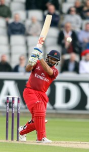 LANCASHIRE COUNTY CRICKET CLUB Emirates Old Trafford Lancashire Lightning v Worcestershire Rapids Nat West t20 Blast 18/06/15 Ashwell Prince Batting