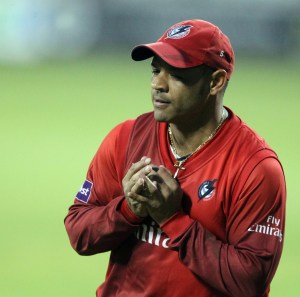 LANCASHIRE COUNTY CRICKET CLUB Emirates Old Trafford NatWest t20 Blast, North Group:  Lancashire Lightning v Leicestershire Foxes 15/05/15 Ashwell Prince takes the catch