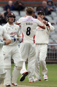 RJ Burnsb Bailey LANCASHIRE COUNTY CRICKET CLUB Emirates Old Trafford LV= County Championship Lancashire v Surrey 14/09/15
