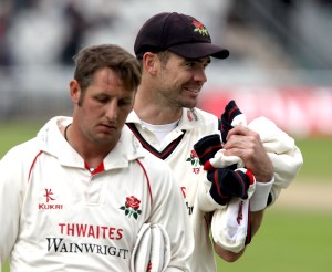 James Anderson LANCASHIRE COUNTY CRICKET CLUB Emirates Old Trafford LV= County Championship Lancashire v Surrey 14/09/15