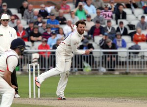 Arron Lilley LANCASHIRE COUNTY CRICKET CLUB Emirates Old Trafford LV= County Championship Lancashire v Surrey 15/09/15