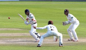 Simon Kerrigan LANCASHIRE COUNTY CRICKET CLUB Emirates Old Trafford LV= County Championship Lancashire v Surrey 16/09/15