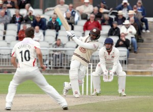 Sangakkara LANCASHIRE COUNTY CRICKET CLUB Emirates Old Trafford LV= County Championship Lancashire v Surrey 16/09/15