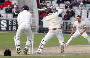 Sangakkara LANCASHIRE COUNTY CRICKET CLUB Emirates Old Trafford LV= County Championship Lancashire v Surrey 16/09/15
