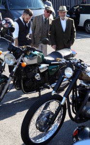 The Distinguished Gentlemens Ride Prostate Cancer UK Youles Triumph Manchester