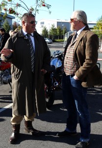 The Distinguished Gentlemens Ride Prostate Cancer UK Youles Triumph Manchester