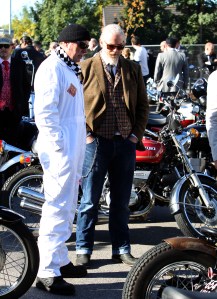 The Distinguished Gentlemens Ride Prostate Cancer UK Youles Triumph Manchester