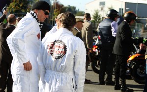 The Distinguished Gentlemens Ride Prostate Cancer UK Youles Triumph Manchester